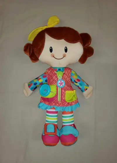 Playskool Dressy Kids Girl Learn To Dress Activity Doll Hasbro, View more