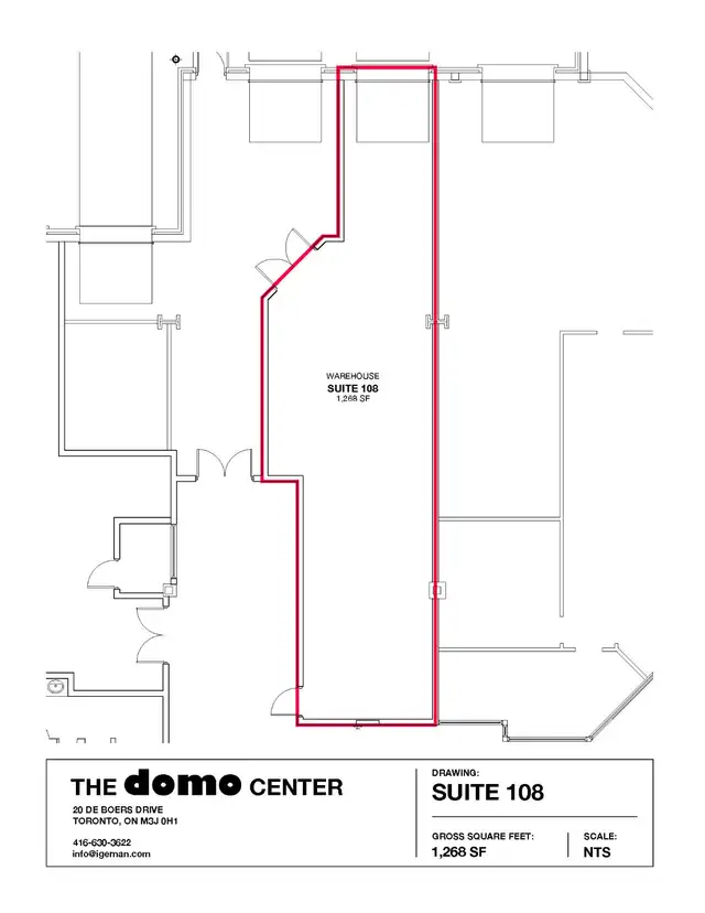 Private warehouse with a loading dock and stair access in Commercial & Office Space for Rent in City of Toronto - Image 5