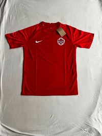 Canada World Cup 2022 Soccer Jersey.Red, White and Black