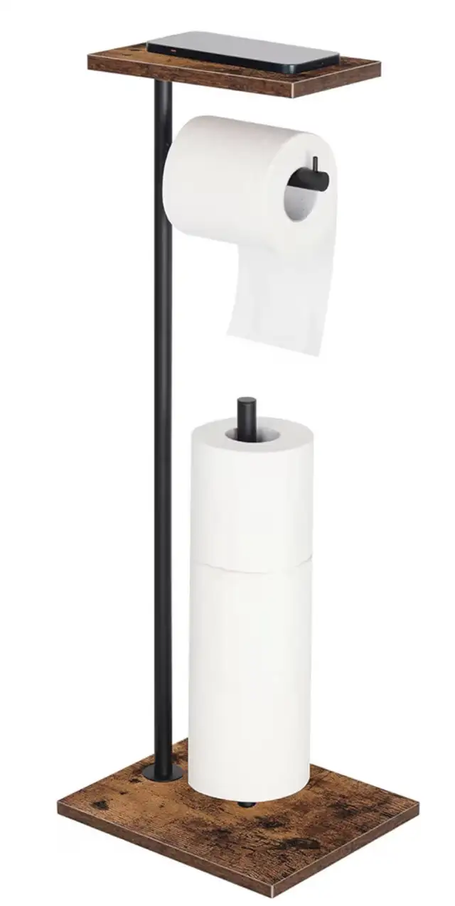 New stylish Toilet Paper Holder Stand with storage in Bathwares in Markham / York Region - Image 2