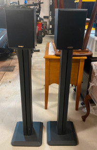 Paradigm micro speakers and stands