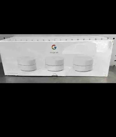 Brand new, Sealed Box. Call 514-416-5998. Price negotiable. Google WiFi GA02434-CA AC1200 Dual-band...