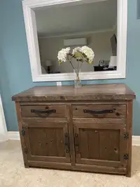 Rustic custom built cabinet