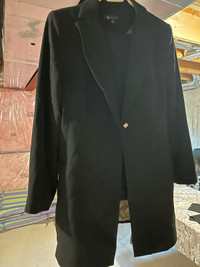 Ladies Black two piece suit size 14