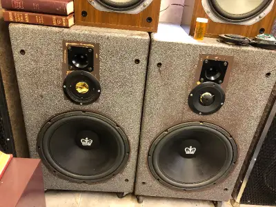 Rare Vintage Cerwin Vega HED 15 Stereo Speakers, View more