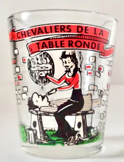 Antiquité. Collection. Verre "Chevalier de la table ronde" L, View more