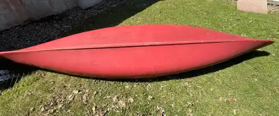 17’ Fiberglass Canoe No Leaks 300 firm come and get it
