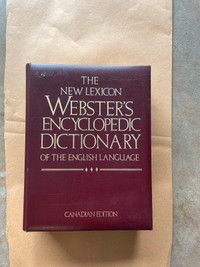 Vintage Webster dictionary