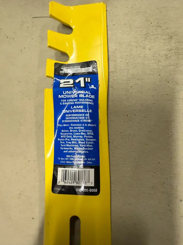 21" Mower Blade in Lawnmowers & Leaf Blowers in Regina - Image 3