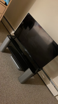 Smart tv and stand