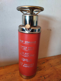 Thirst Extinguisher Alcohol Holder with Built in Music Box / $60