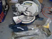Compound  mitre saw with  laser