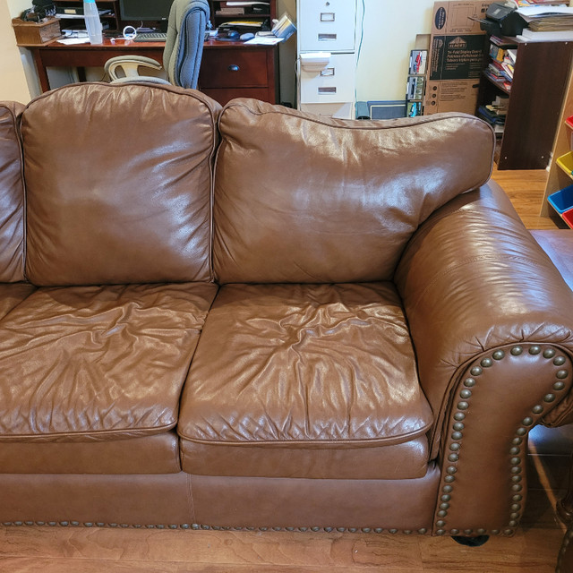 Leather couch and love seat in Couches & Futons in St. Catharines - Image 2