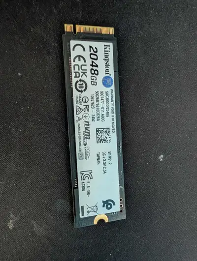 Kingston kc3000 2TB Nvme SSD, View more