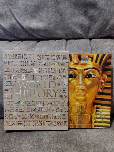 World history from the ancient world up to 2014 in 400 easy to read and lavishly illustrated pages....