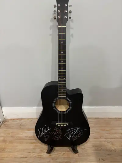 signed guitar , View more