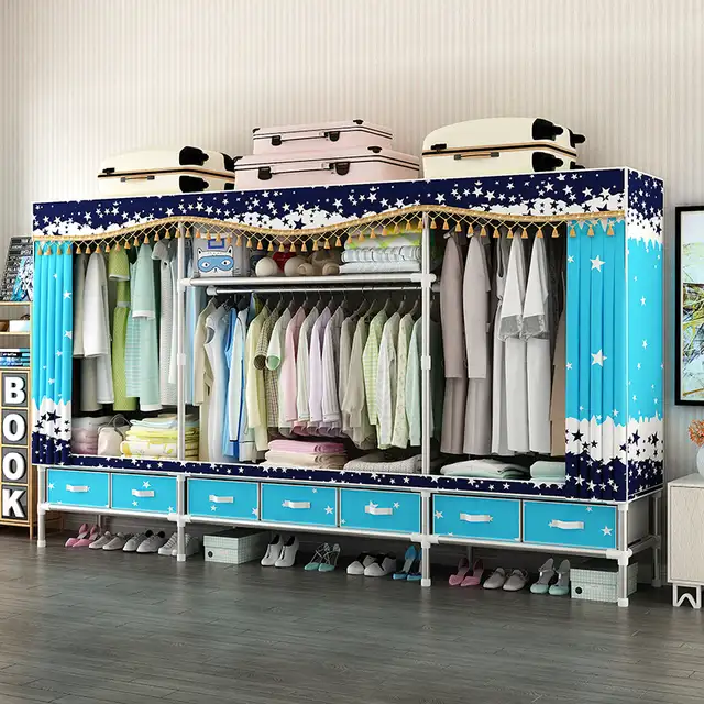 2.7M Steel Frame with 25MM Steel Pipes Drawer-Style Closet in Dressers & Wardrobes in Oakville / Halton Region - Image 2