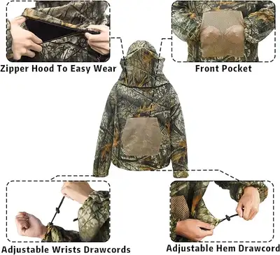 LOOGU Mosquito jacket hood set $15, View more