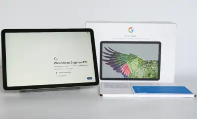 Private deGoogled Google Pixel Tablet 11" 256GB w/Dock/Speaker, View more