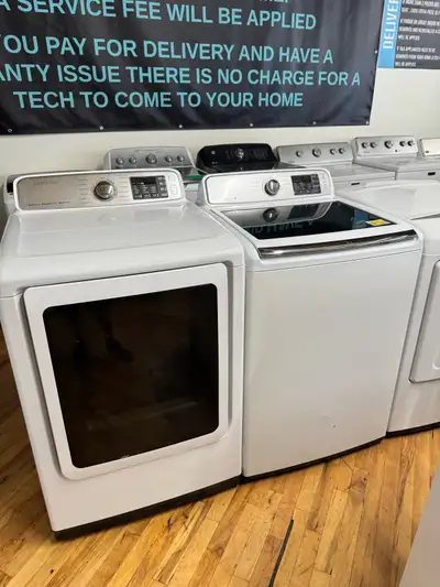  Samsung white washer dryer set, View more