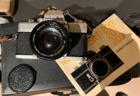 Minolta SRT SC -II camera with 50mm lens