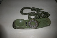 Combiné de téléphone rétro-vintage