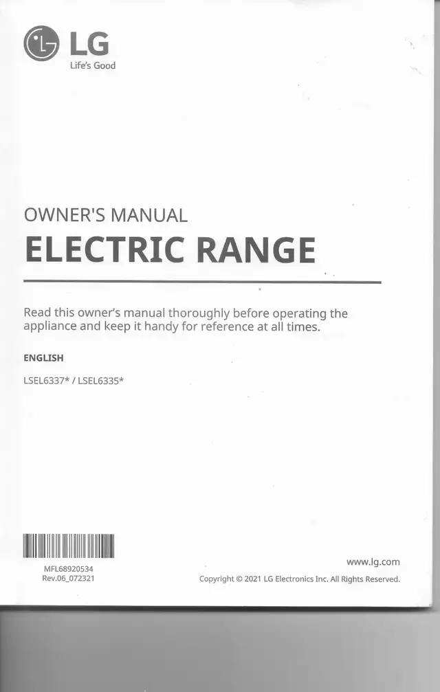 LG 30" slide in Electric Range For Sale in Stoves, Ovens & Ranges in City of Halifax - Image 2