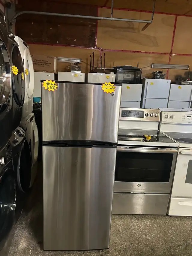 *Fridge -GE-24” %100 working 30 Days Warranty in Refrigerators in Kitchener / Waterloo - Image 2