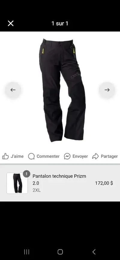 pantalon neige femme DSG NEUF, View more