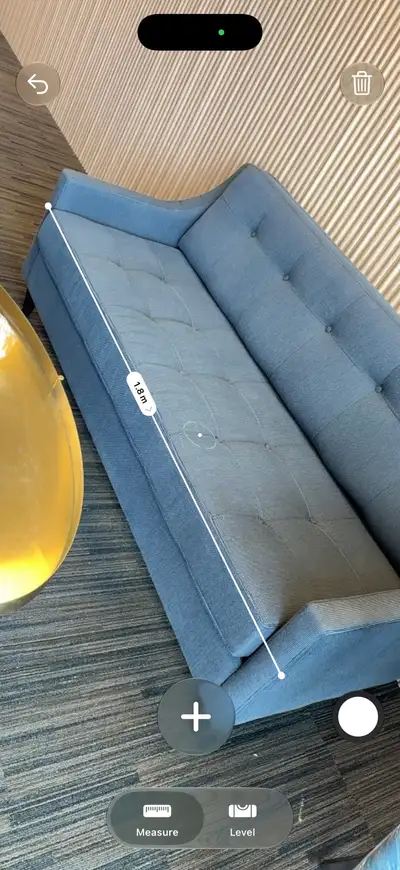 Blue Sofa and Gold Coffee Table, View more