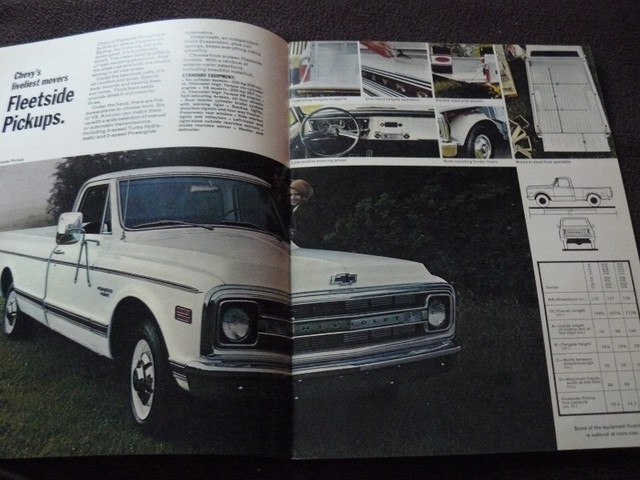 1970 Chevy truck sales brochure in Arts & Collectibles in Peterborough - Image 3