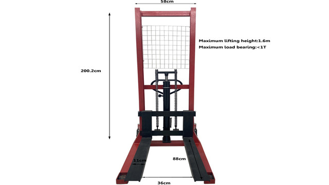 2200lbs Manual Hydraulic Pump Forklift Pallet Lifting 153162 in Other Business & Industrial in City of Toronto - Image 3