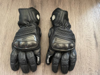 Husqvarna Leather Motorcycle Gloves - Size L