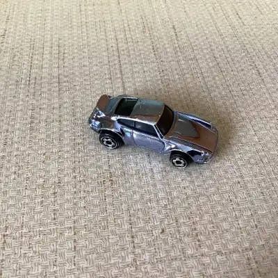 1980s Hot Wheels Metallic Blue Die Cast Toy Race Car Vehicle, View more