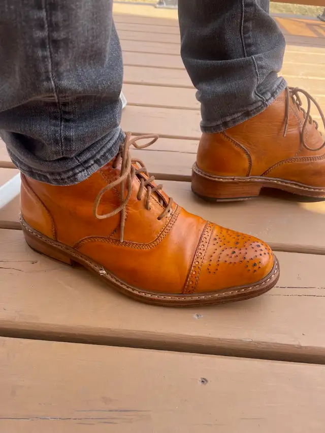 Jose and Markham men's leather shoes