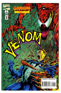 VENOM 1 CARNAGE UNLEASHED COMIC BOOK PART 1 OF 4