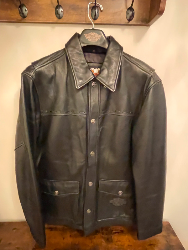 Harley Davidson Men's Medium Leather Jacket in Men's in Sudbury
