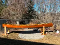 Cedar Strip Canoe- Hand Made