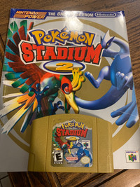Pokémon stadium 2 and Nintendo power players guide!