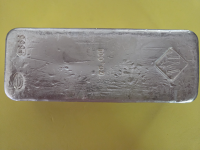 100 OZ. SILVER - JOHNSON MATTHEY - .999 SILVER, View more