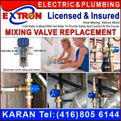 LICENSED PLUMBER, ✔️Mixing valve replacement✔️ PLUMBER ☎️ KARAN, View more
