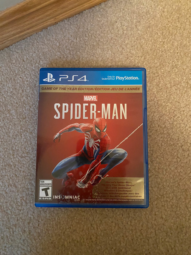 Spider- Man  in Sony Playstation 4 in Saskatoon