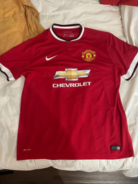 2014-15 Manchester United home soccer kit football jersey XL 