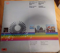 Disque vinyle (33 tours).  Jeux olympiques de 1976 à Montréal.