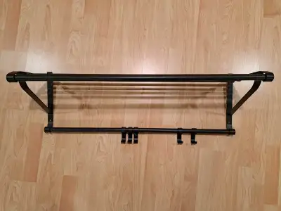 IKEA Wall-mounted coat rack with shelf W35.5"xD13"×H12", View more