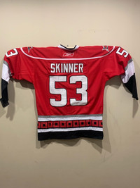 Authentic Jeff skinner jersey size 54