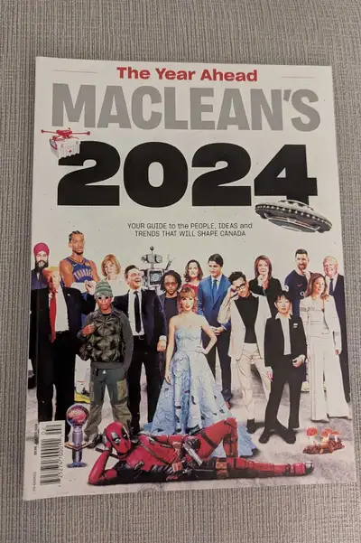 Brand New Maclean's 2024 Magazine - The Year Ahead, View more
