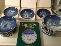 Assiettes de collection (Chrismas Plates) Jule After  avec livre