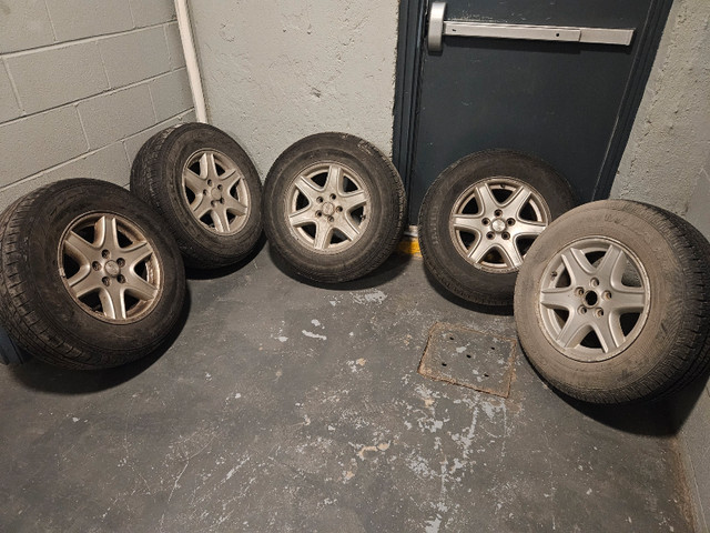 235/70R16 104T tires on mint aluminum rims.  in Tires & Rims in Kingston - Image 4