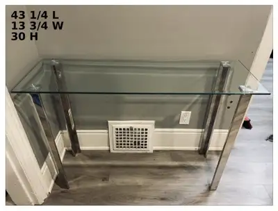  Glass table entryway slim, View more